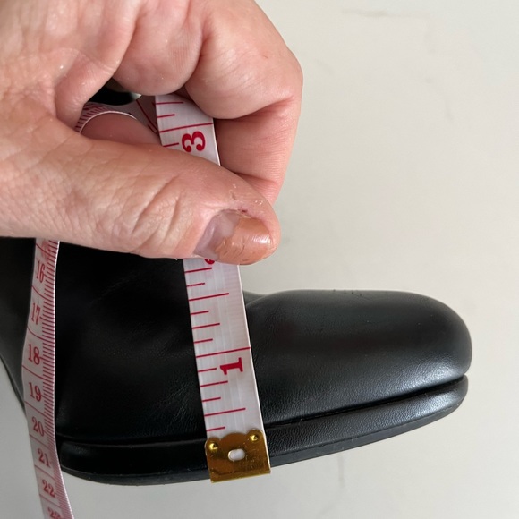 BOGO FREE ALL ITEMS! Naturalized black leather sling back size 7.5W - Picture 7 of 8